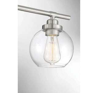Carson One Light Bath in Satin Nickel