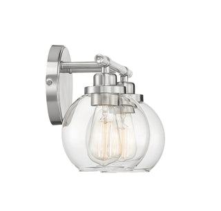 Carson Two Light Bath Bar in Satin Nickel