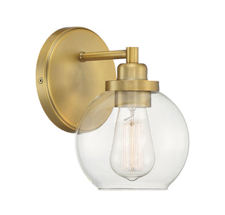 Carson One Light Bath in Warm Brass