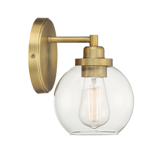 Carson One Light Bath in Warm Brass