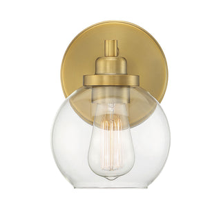 Carson One Light Bath in Warm Brass