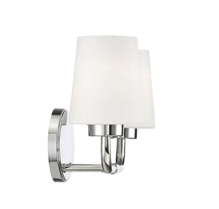 Capra Two Light Bath Bar in Polished Nickel