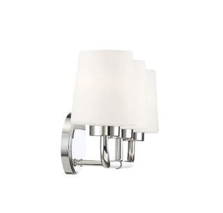 Capra Three Light Bath Bar in Polished Nickel