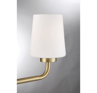 Capra Three Light Bath Bar in Warm Brass