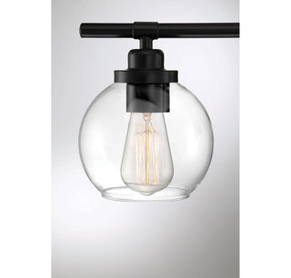 Carson Two Light Bath Bar in Matte Black