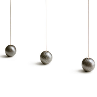 Abacus Abacus 6-Light Ceiling-to-Floor LED Pendant in Dark Smoke