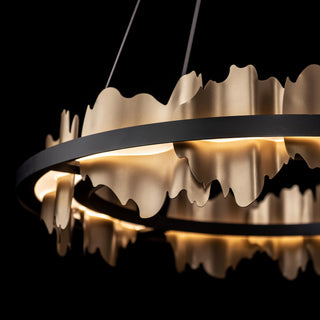 Hildene Hildene Circular LED Pendant in Black
