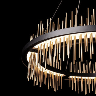 Gossamer Gossamer Circular LED Pendant in Black