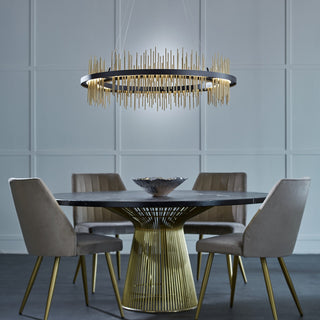 Gossamer Gossamer Circular LED Pendant in Black