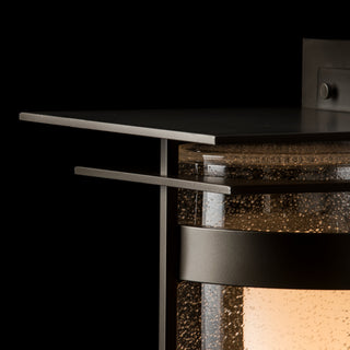 Torch Torch with Top Plate Large Outdoor Sconce in Coastal Dark Smoke