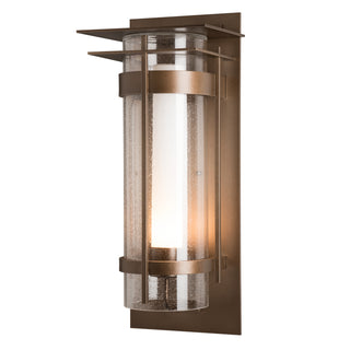 Torch Torch XL Outdoor Sconce with Top Plate in Coastal Bronze