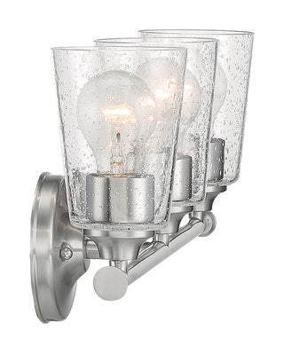 Bransel Three Light Vanity in Brushed Nickel