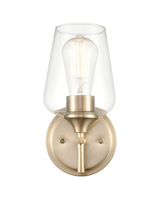 Ashford One Light Wall Sconce in Modern Gold