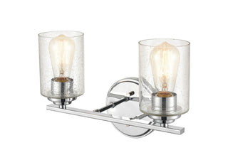 Moven Two Light Vanity in Chrome