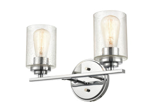 Moven Two Light Vanity in Chrome