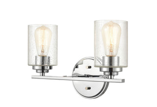Moven Two Light Vanity in Chrome