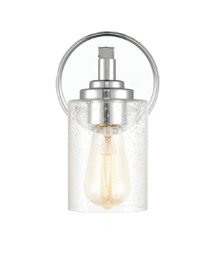 Moven One Light Wall Sconce in Chrome