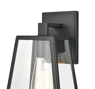 Grant One Light Outdoor Lantern in Powder Coated Black