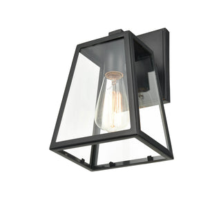 Grant One Light Outdoor Lantern in Powder Coated Black