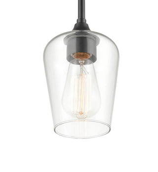 Ashford One Light Mini Pendant in Matte Black