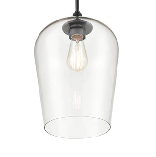 Ashford One Light Mini Pendant in Matte Black