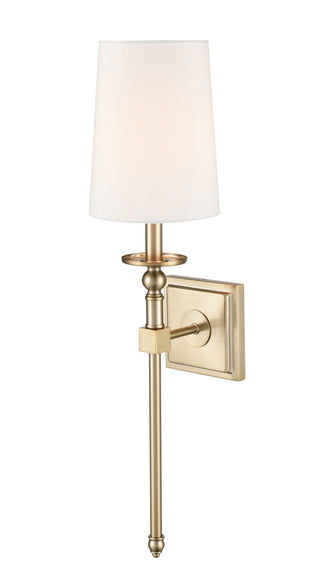 One Light Wall Sconce in Modern Gold