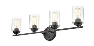 Moven Four Light Vanity in Matte Black