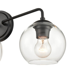 Solmer Three Light Vanity in Matte Black