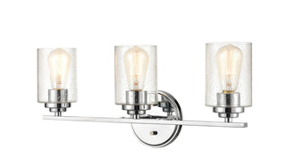 Moven Three Light Vanity in Chrome