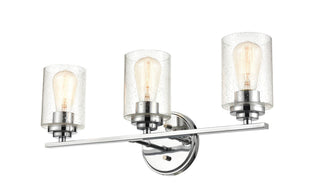 Moven Three Light Vanity in Chrome