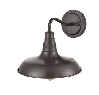 Milltown One Light Outdoor Wall Bracket in Powder Coated Bronze