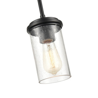 Taos One Light Mini Pendant in Matte Black