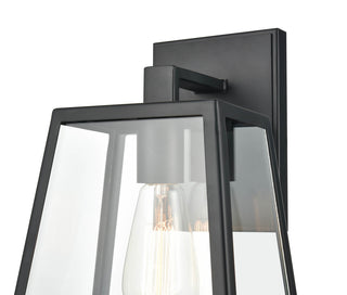 Grant One Light Outdoor Lantern in Powder Coated Black