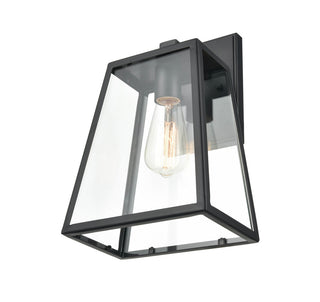 Grant One Light Outdoor Lantern in Powder Coated Black