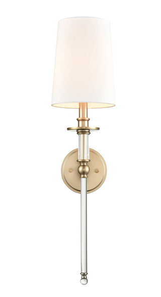 One Light Wall Sconce in Modern Gold