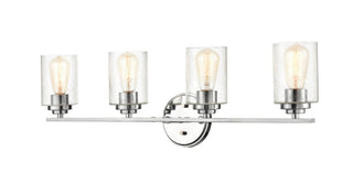 Moven Four Light Vanity in Chrome