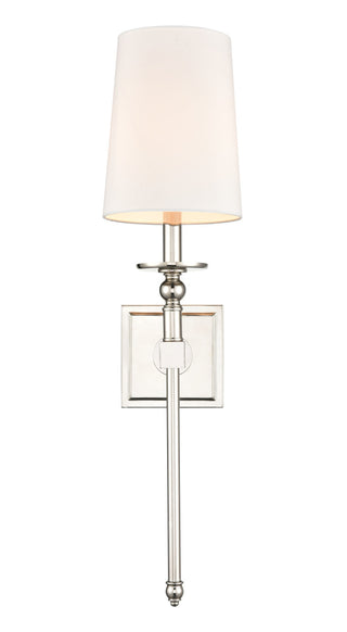 One Light Wall Sconce in Polished Nickel