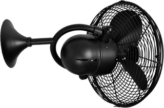Kaye 13" Wall Fan in Matte Black