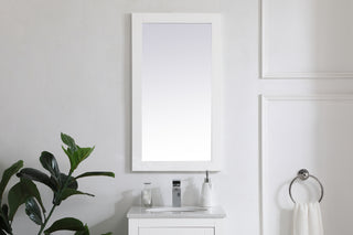 Aqua Mirror in White