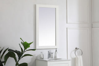 Aqua Mirror in White