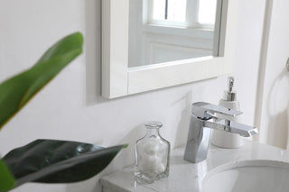 Aqua Mirror in White
