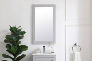 Aqua Mirror in Grey