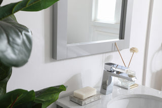 Aqua Mirror in Grey