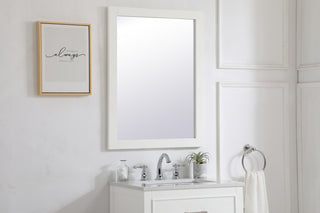 Aqua Mirror in White