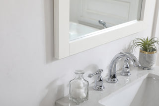 Aqua Mirror in White