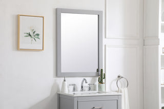 Aqua Mirror in Grey