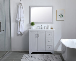 Aqua Mirror in Grey
