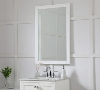 Aqua Mirror in White