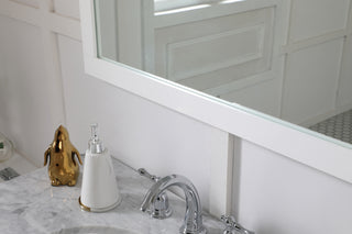Aqua Mirror in White
