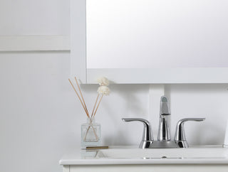Aqua Mirror in White